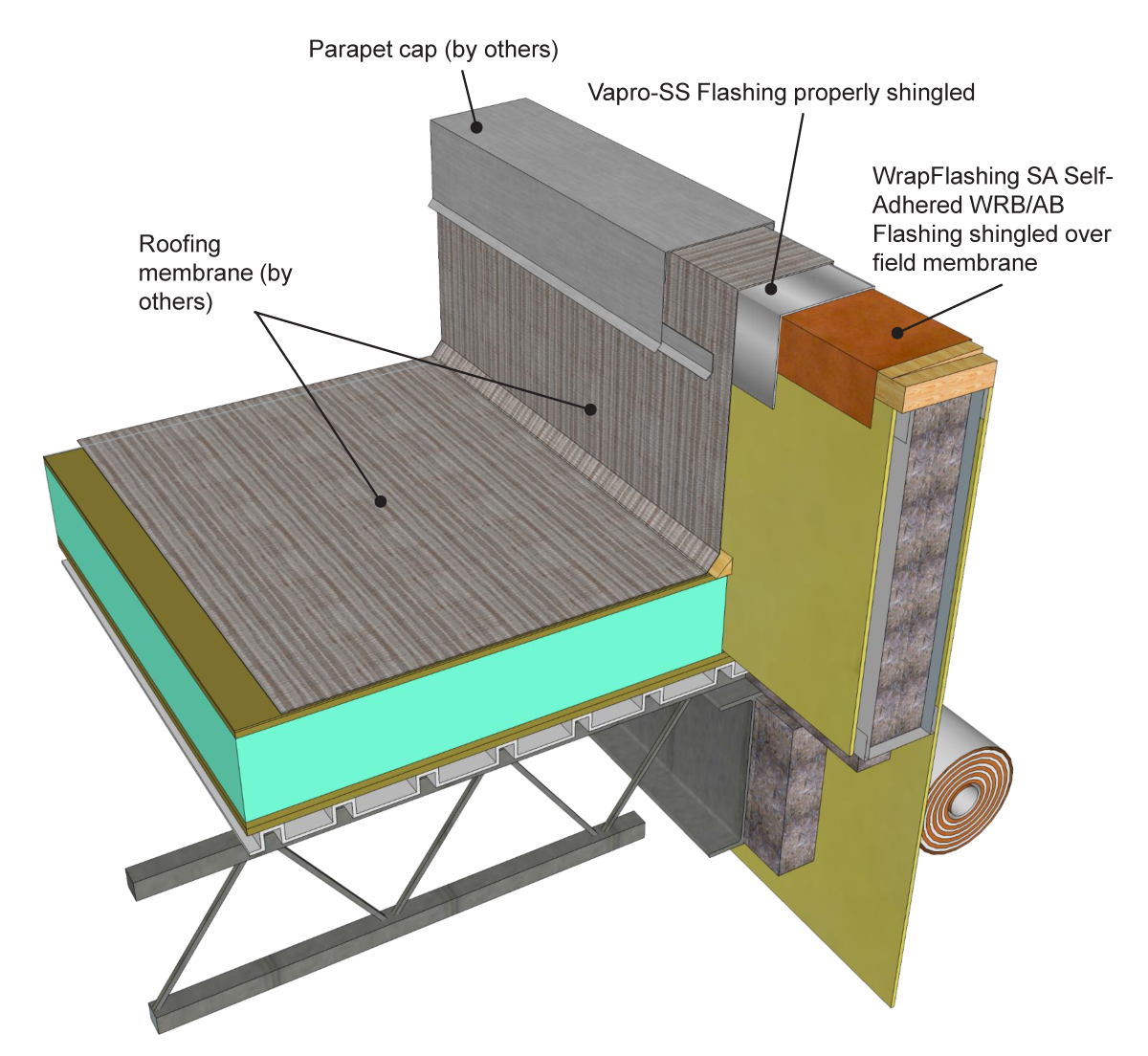 VS 117 WrapShieldSA ParapetInside 100317